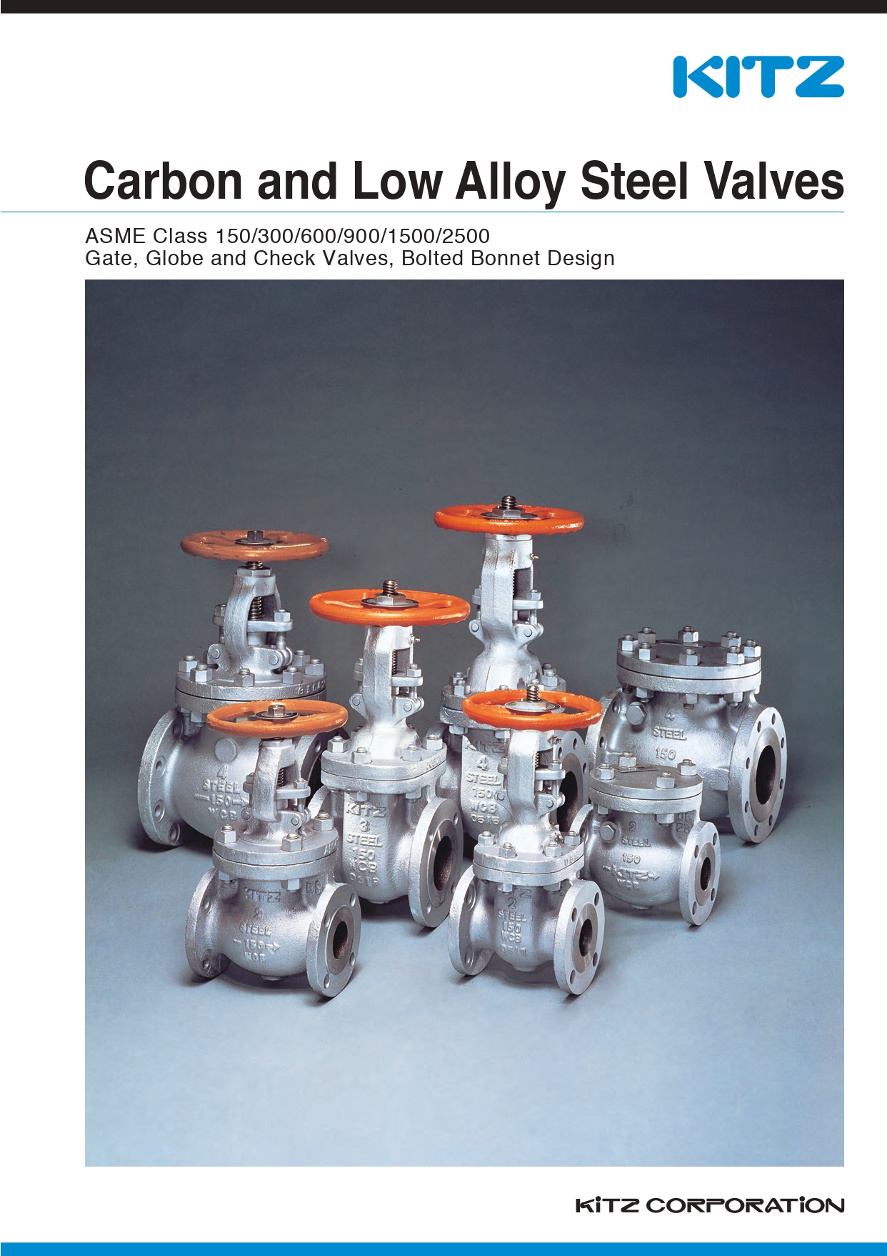 KITZ 碳鋼與低合金鋼閥 (閘閥／球形閥／止回閥) 目錄